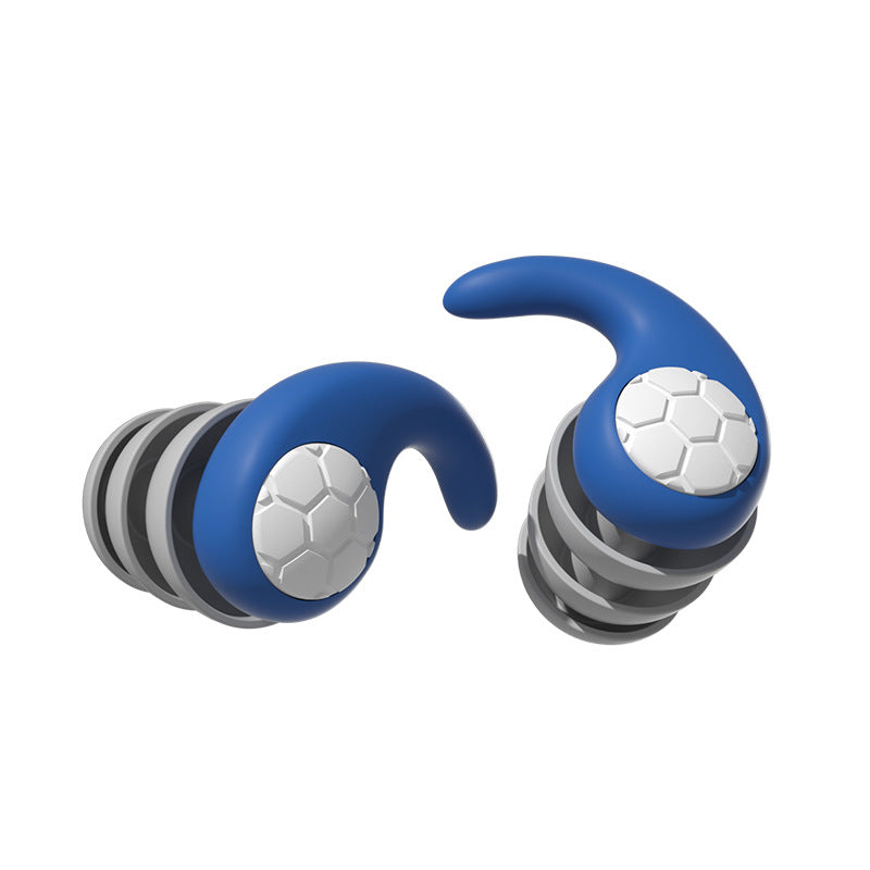 New soundproof and noise reducing earplugs silicone waterproof swimming dormitory noise filter hearing protection